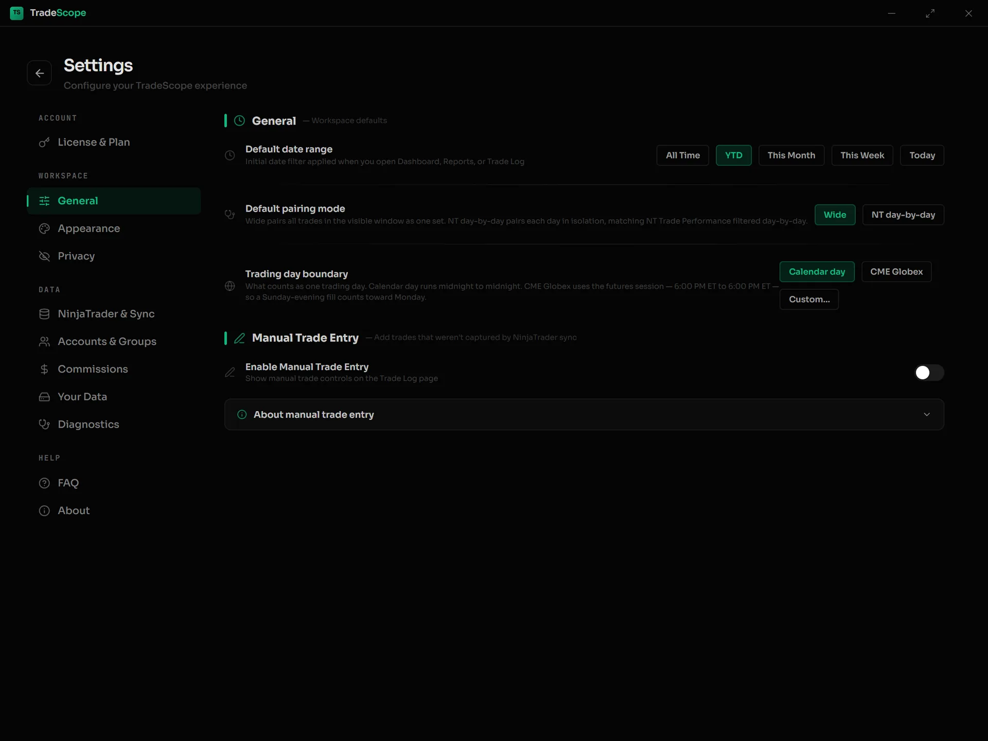 Settings & Themes
